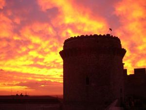 Castello al tramonto- a.c.