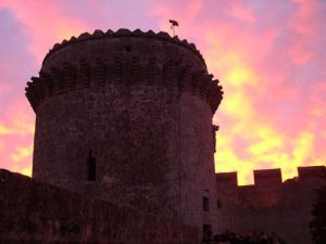 Castello al tramonto -  a.c.